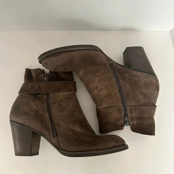 Paul Green nubuck suede Sheridan booties size 8.5 - Picture 1 of 11